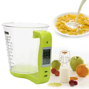 Digital Kitchen Scale LCD Beaker Measuring Cup