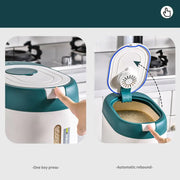 Automatic Food Storage Bin Kitchen Rice Bucket