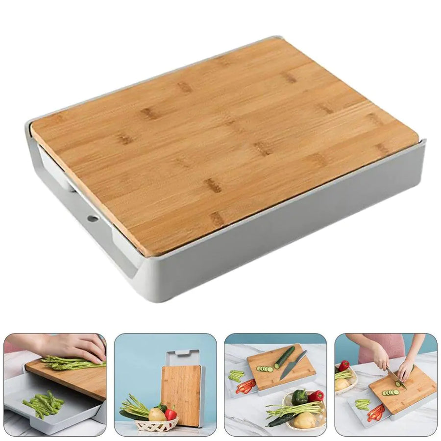 Cutting Board with Containers