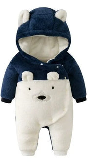 Baby Bear Hooded Jumpsuit