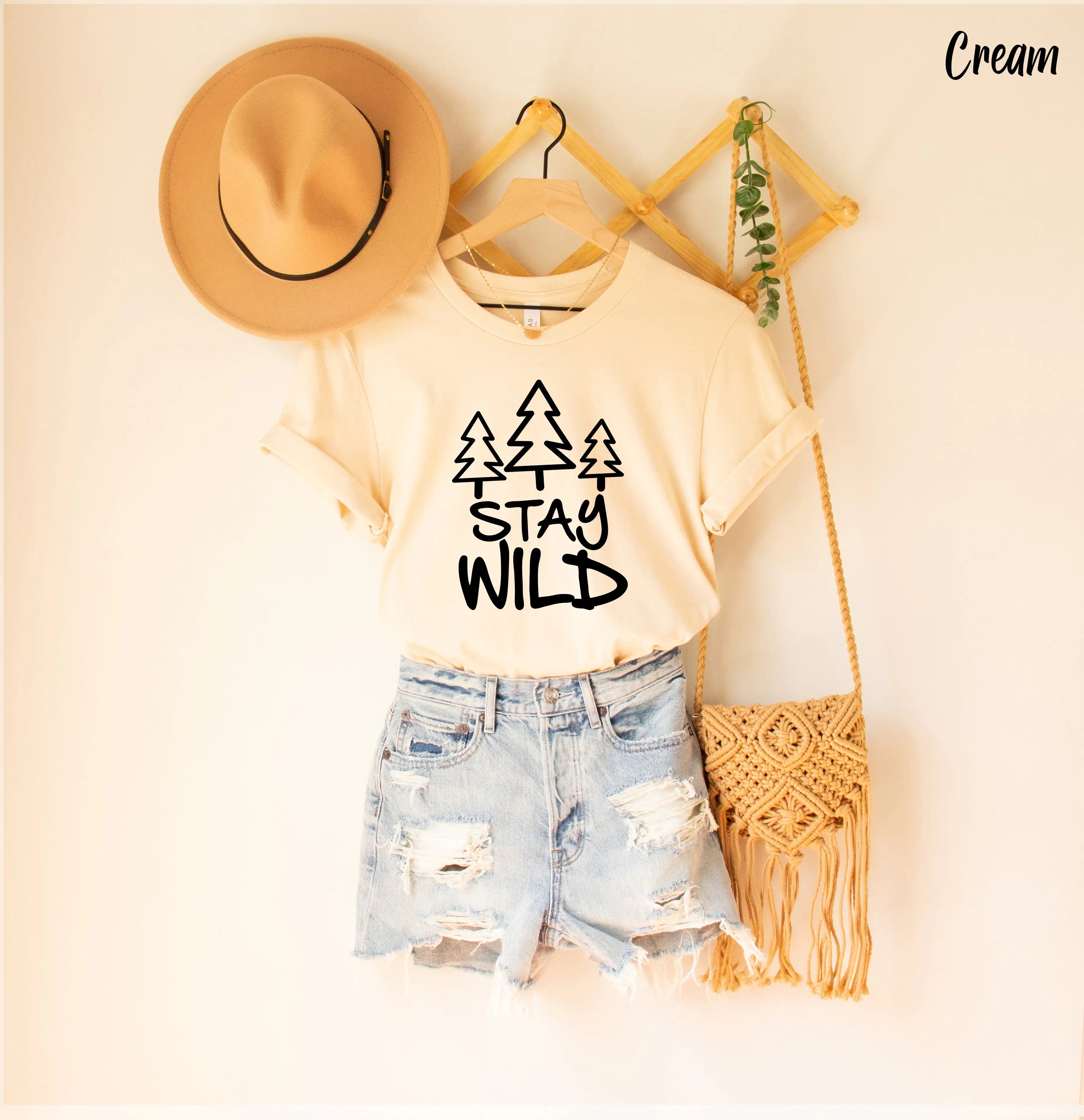 Stay Wild Shirt, Forest Shirt, Tree Shirt