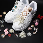 Rhinestone Pearl Shoe Charms