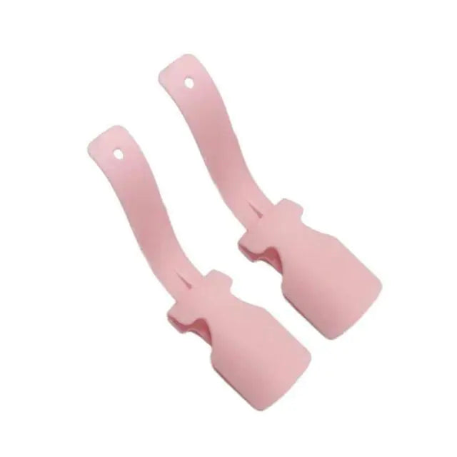 2PCS Shoe Horn Lazy Wear Shoe Helper Shoehorn