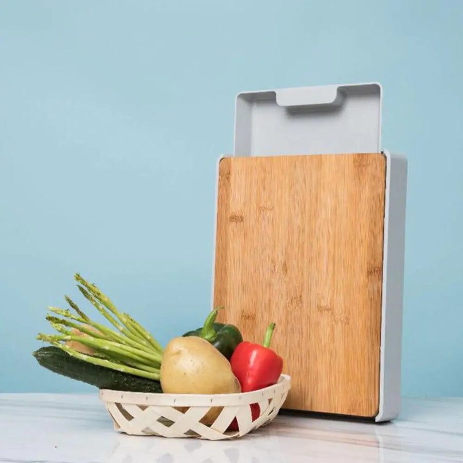 Cutting Board with Containers