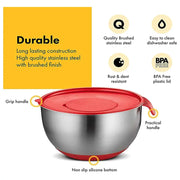 HOT-Mixing Bowls, Stainless Steel Non Slip Mixing Bowls